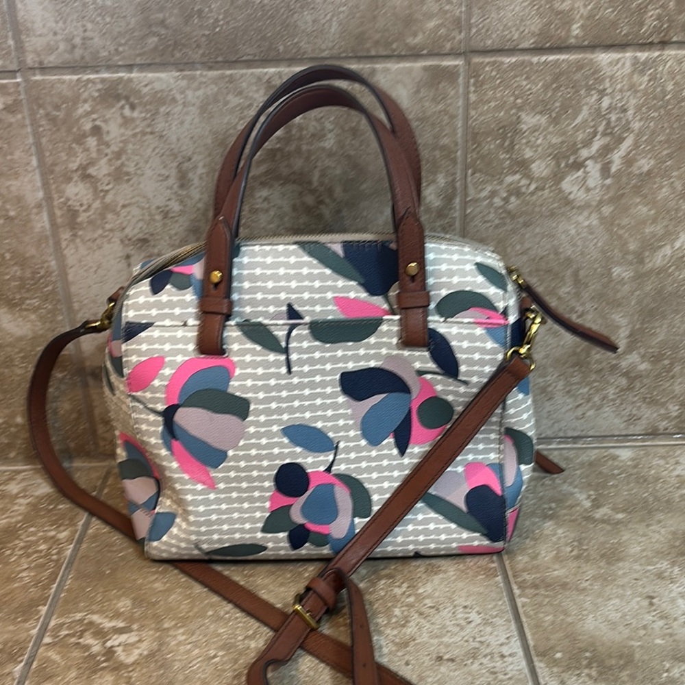 Fossil Multi Colored Satchel